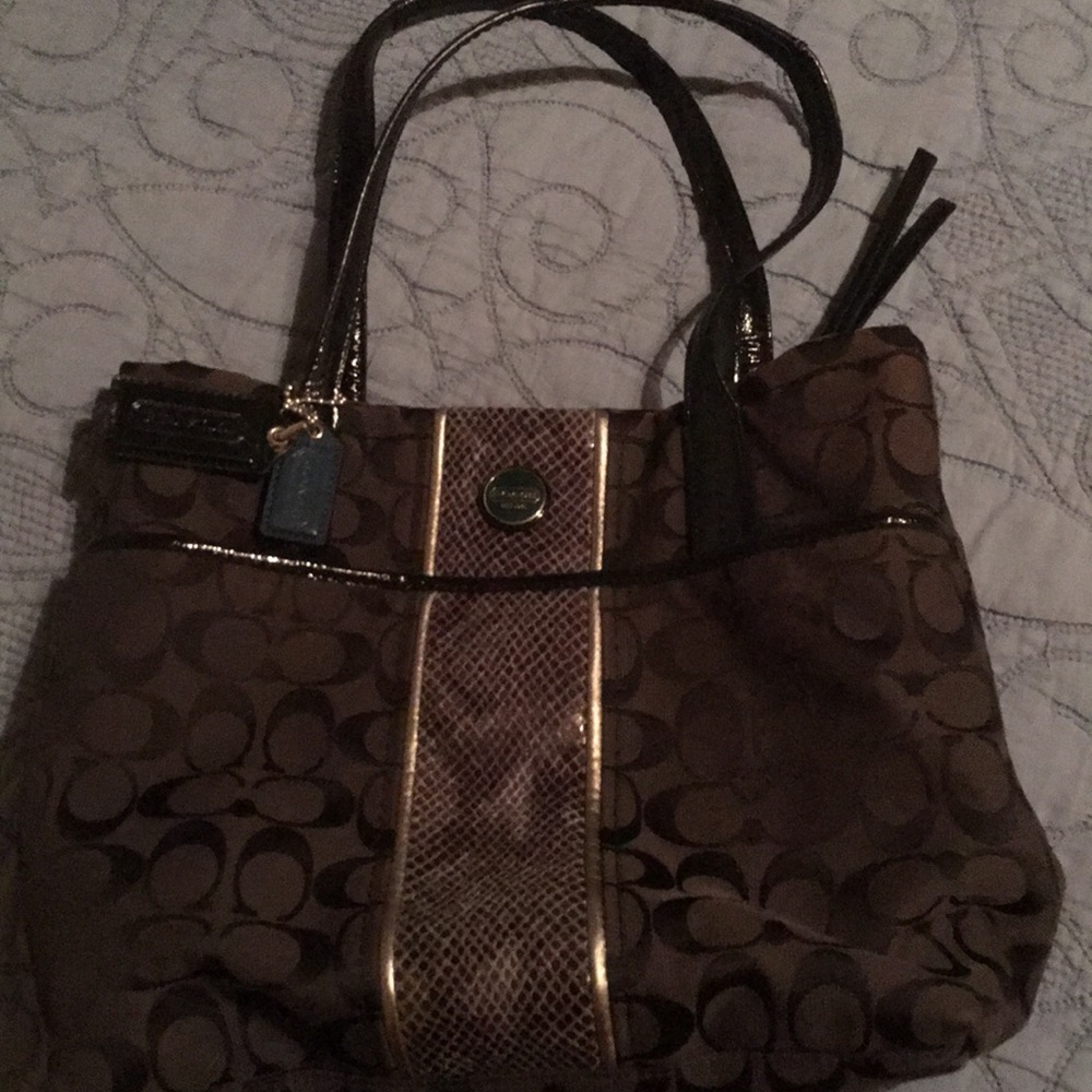 Coach black purse